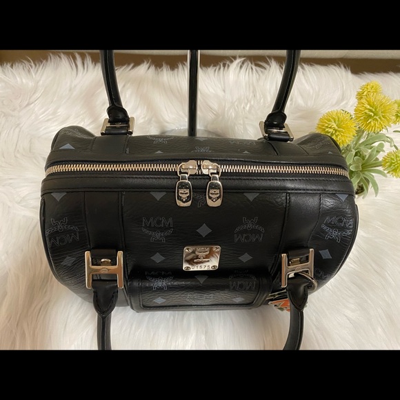 MCM Visetos Boston Bag - Picture 6 of 15